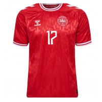 Maglie da calcio Danimarca Victor Kristiansen #17 Prima Maglia Europei 2024 Manica Corta